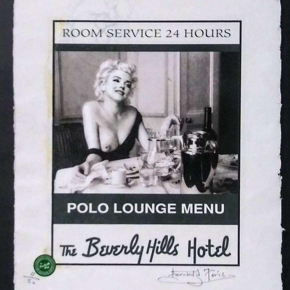 Marilyn Monroe, BH Hotel, Print by Fairchild Paris